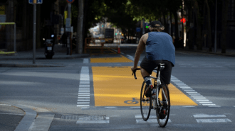 Barcelona bike lane
